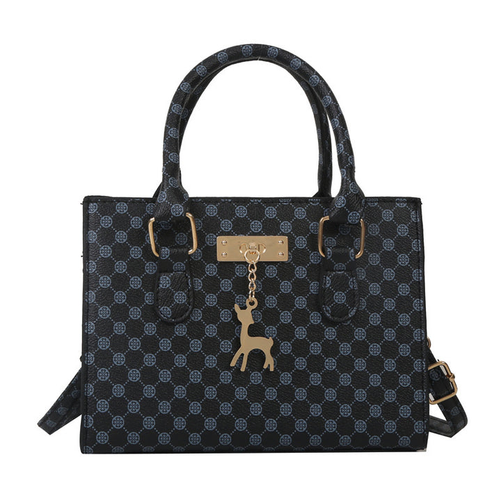 Elegante gemusterte Handtasche