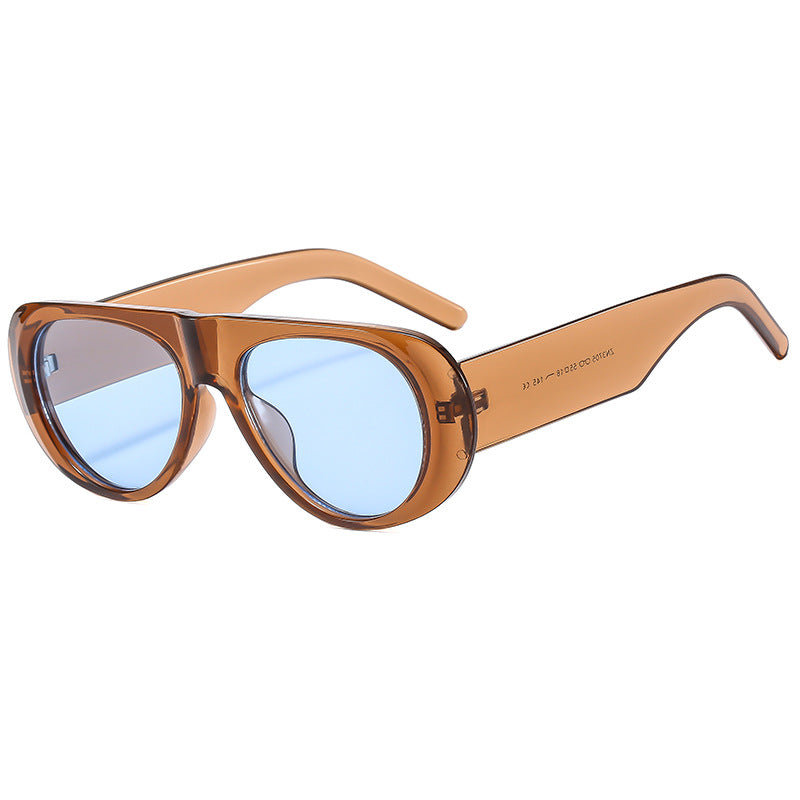 Damen außergewöhnliche Sonnenbrille im angesagten Schildpatt-Design Karnz