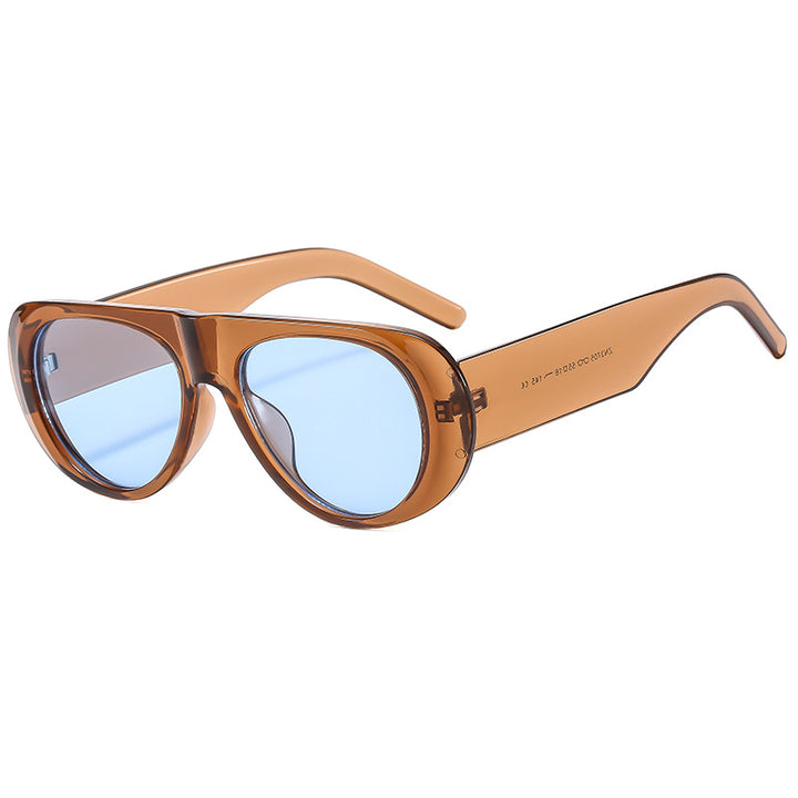 Damen außergewöhnliche Sonnenbrille im angesagten Schildpatt-Design Karnz