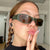 Damen modische Sonnenbrille im eleganten Design Karnz