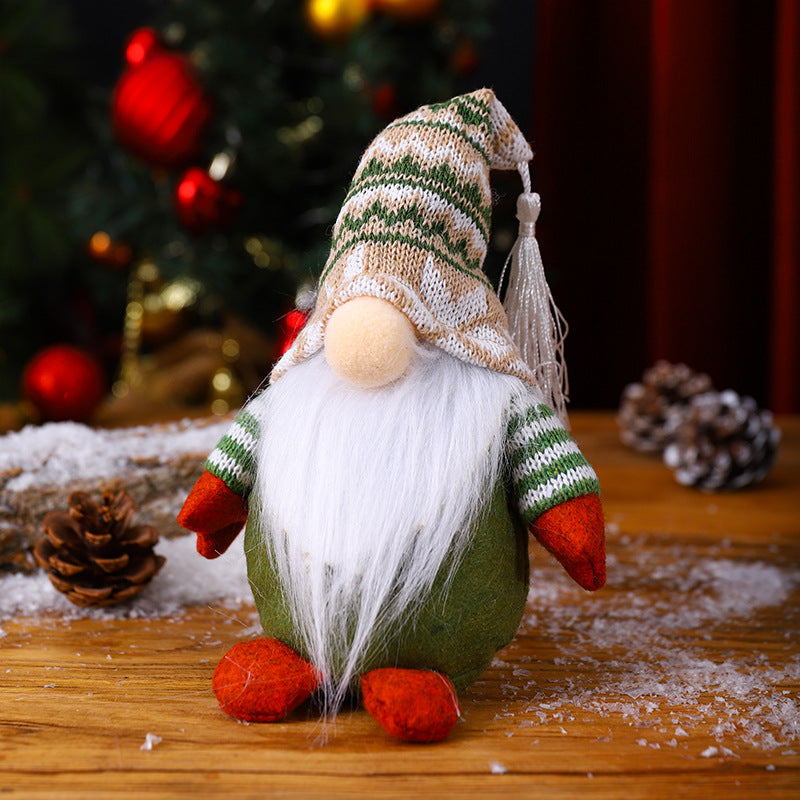 Dekorative Weihnachtsgnom Figur Karnz