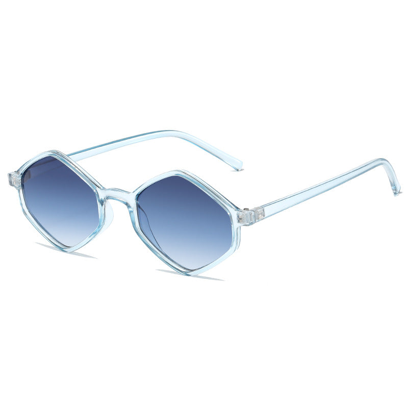 Damen stylische geometrische Sonnenbrille mit elegantem Rahmen Karnz