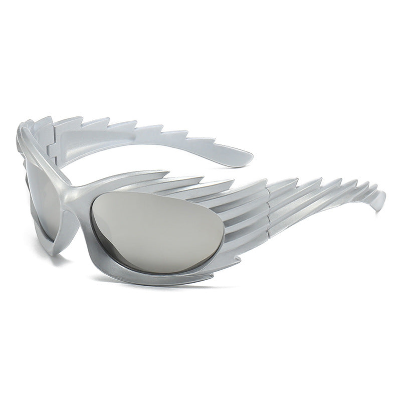 Damen sportliche und stylische Sportsonnenbrille mit innovativem Design Karnz