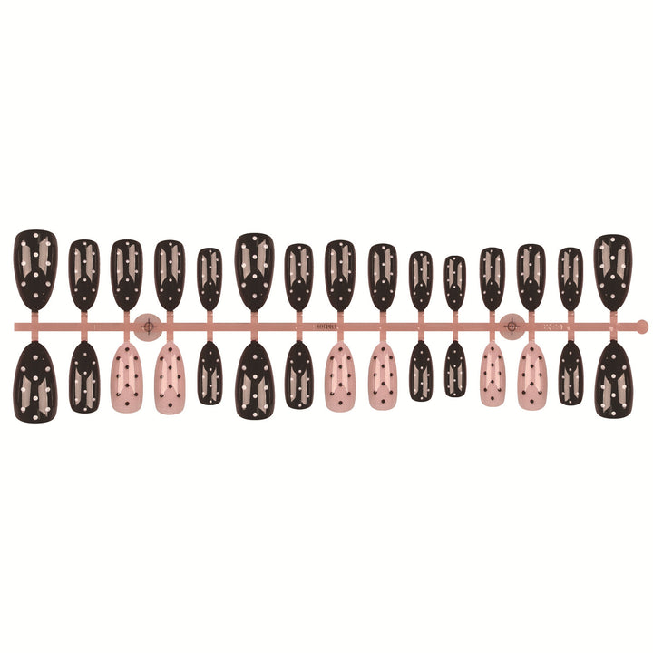 Künstlerische geometrische Nagelspitzen