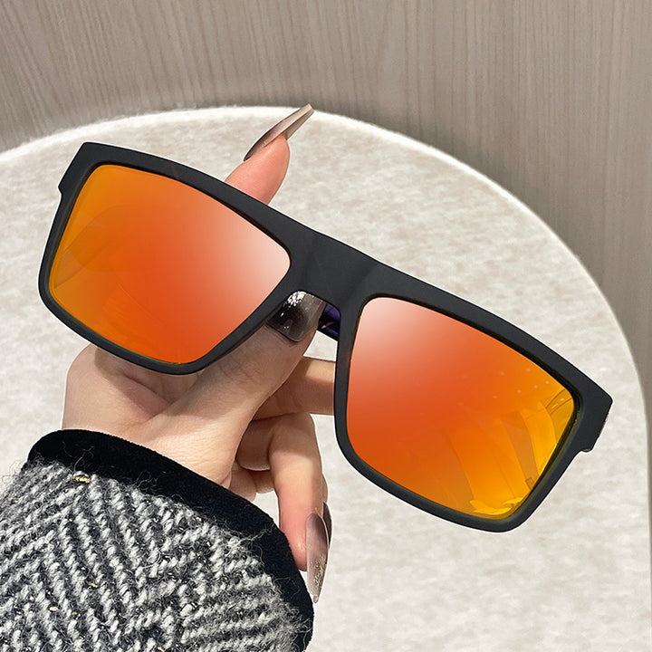 Damen modische Sonnenbrille im geometrischen Design Karnz