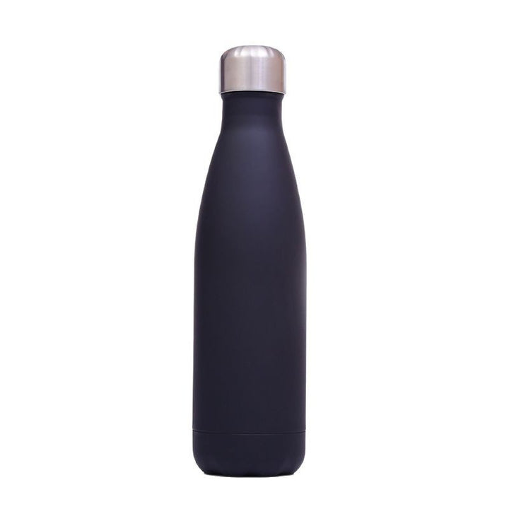 Damen Edelstahl Trinkflasche mit Holz-Optik Karnz
