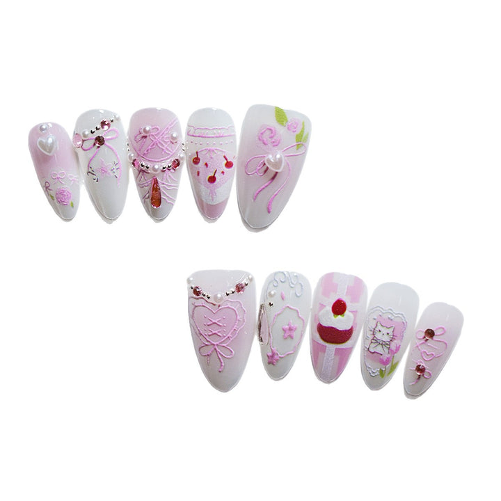 Dekoratives Press-On Nail Art Set Karnz