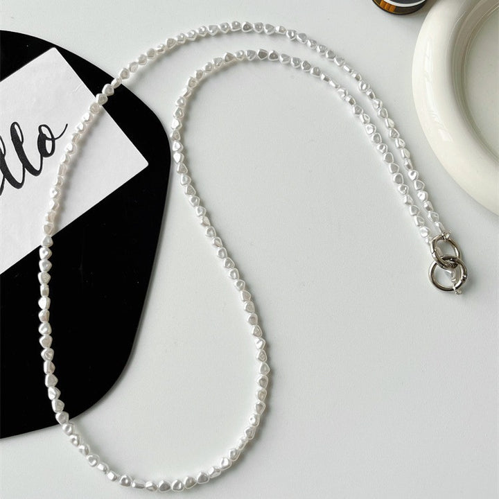 Elegante Perlenkette Brillenband Karnz