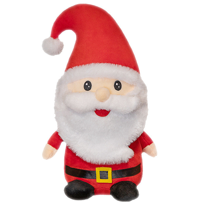 Plüsch Lächelnder Weihnachtsbaum Kuscheltier mit Glitzerstern-Spitze & Weichem Kunstfell Karnz