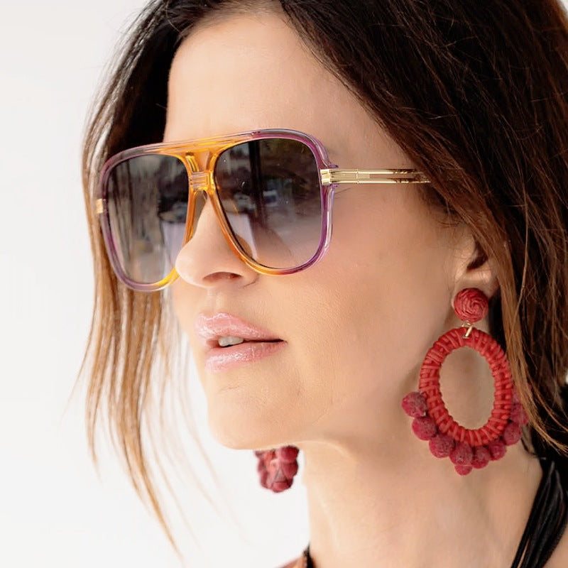 Damen oversized modische Sonnenbrille mit robustem und elegantem Design Karnz