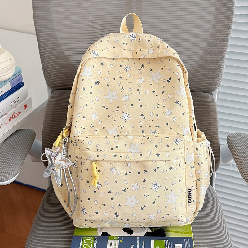 Stylischer Schulrucksack mit Sternenmotiv Karnz