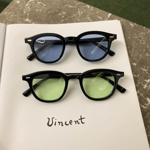 Damen verspiegelte runde Sonnenbrille Karnz