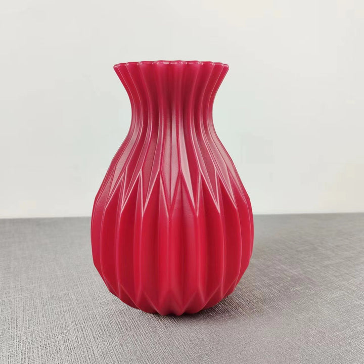 Moderne dekorative strukturierte Vase Karnz