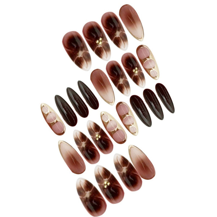 Dekorative Press-On Nagelkunst mit einzigartigem Design Karnz