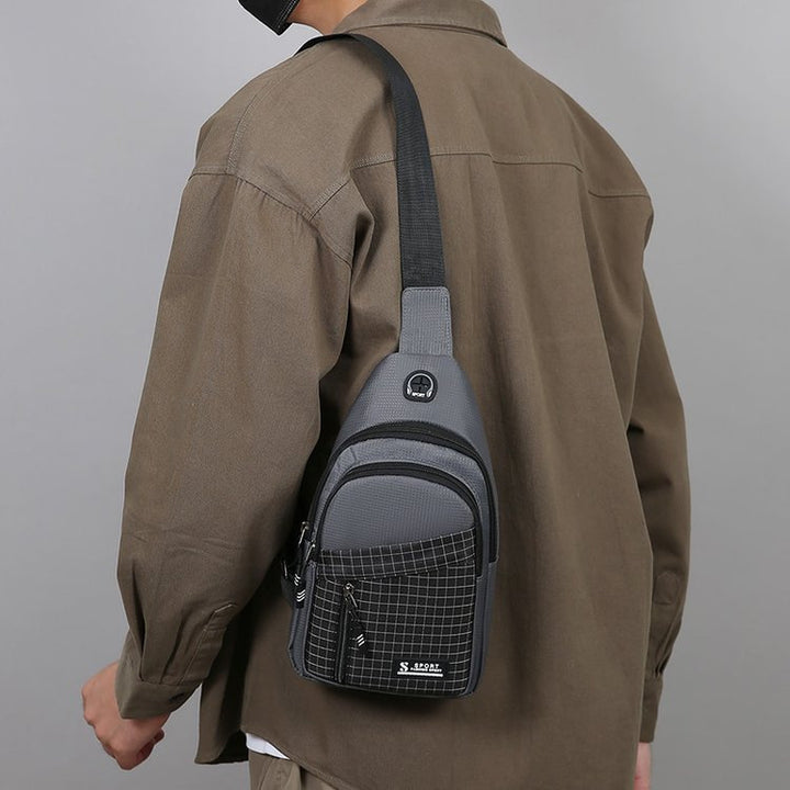 Kompakte Multi-Taschen Sport-Sling-Tasche