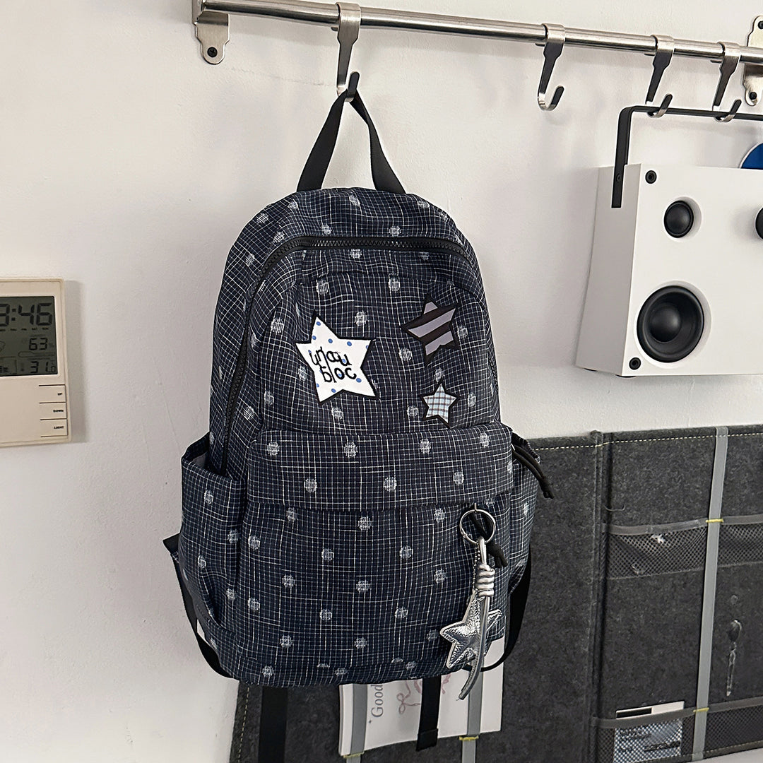 Polka-Dots-Musterer Casual Rucksack Karnz