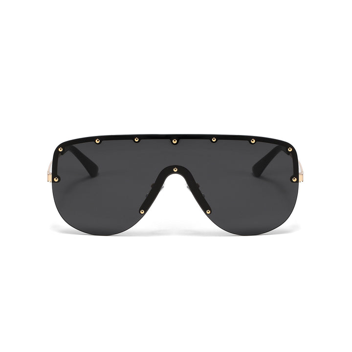 Damen futuristische oversized Sonnenbrille Karnz