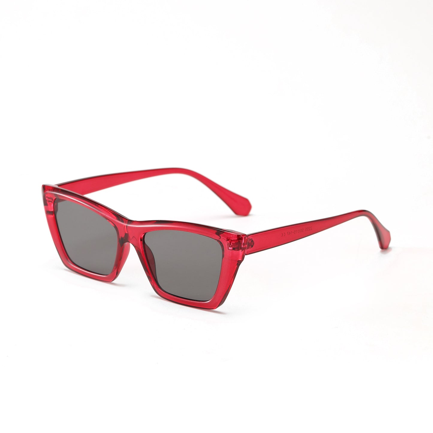 Damen geometrische Sonnenbrille mit stylischem Kunststoffrahmen Karnz