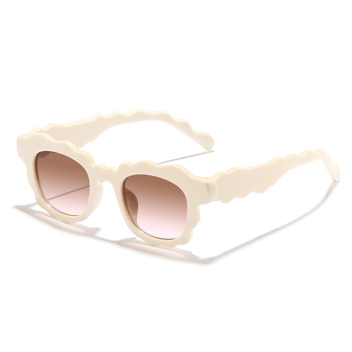 Damen auffällige Sonnenbrille im kreativ gestalteten Wolkenrahmen Karnz