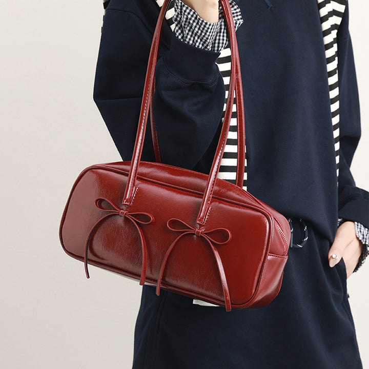 Stylische Leder Tote Karnz