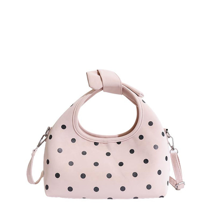 Charmante Punktmuster Handtasche