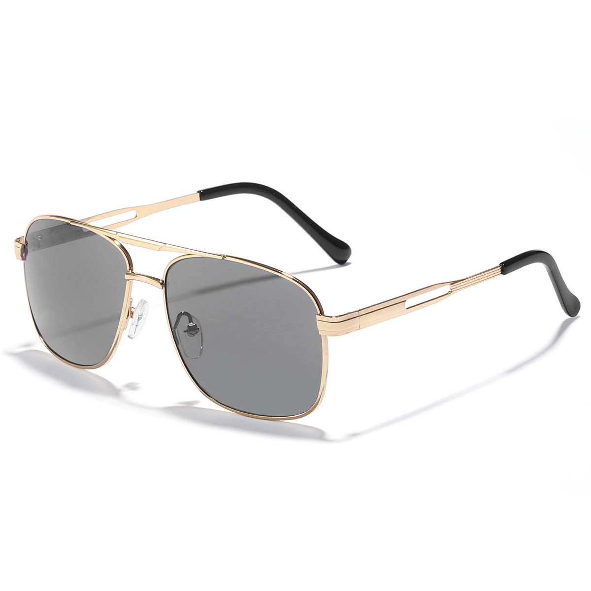 Damen elegante Oversized-Sonnenbrille mit farbverlaufenden Gläsern Karnz