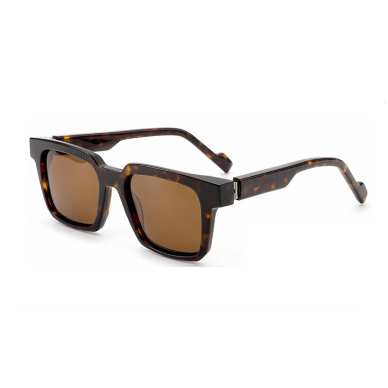 Damen modische quadratische Sonnenbrille mit breitem Rahmen Karnz