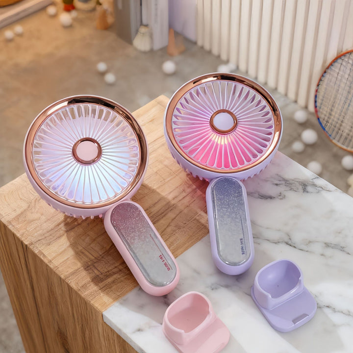 Damen Tragbarer Mini-Ventilator mit innovativem Luftstromsystem Karnz