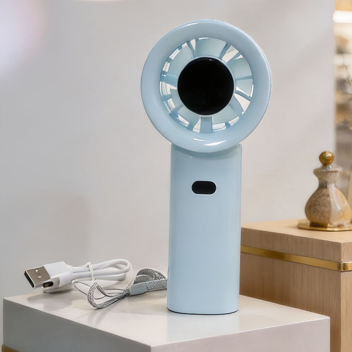Damen Tragbarer Mini-Ventilator mit USB-Ladefunktion und flexiblem Design Karnz