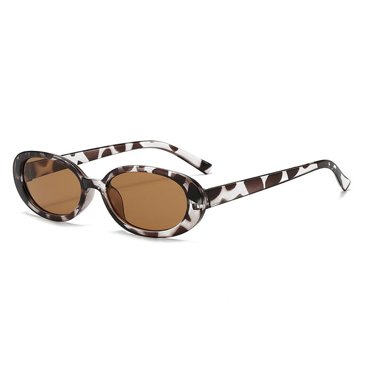 Retro Ovalrahmen Sonnenbrille