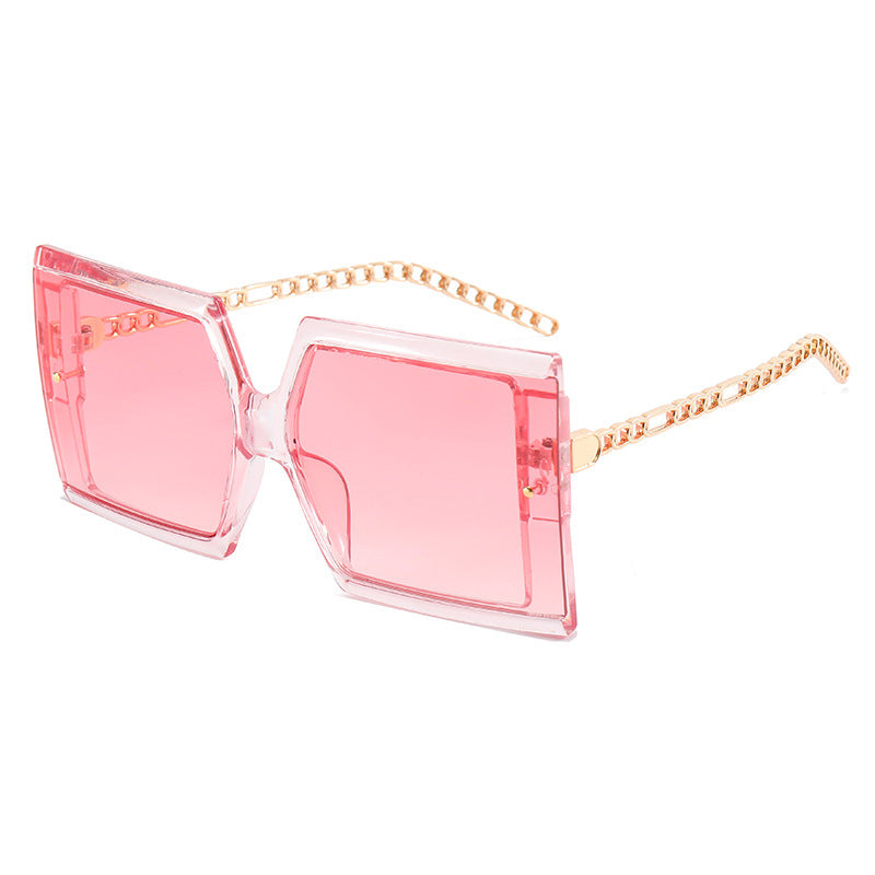 Damen elegante oversized Sonnenbrille mit quadratischem Rahmen Karnz
