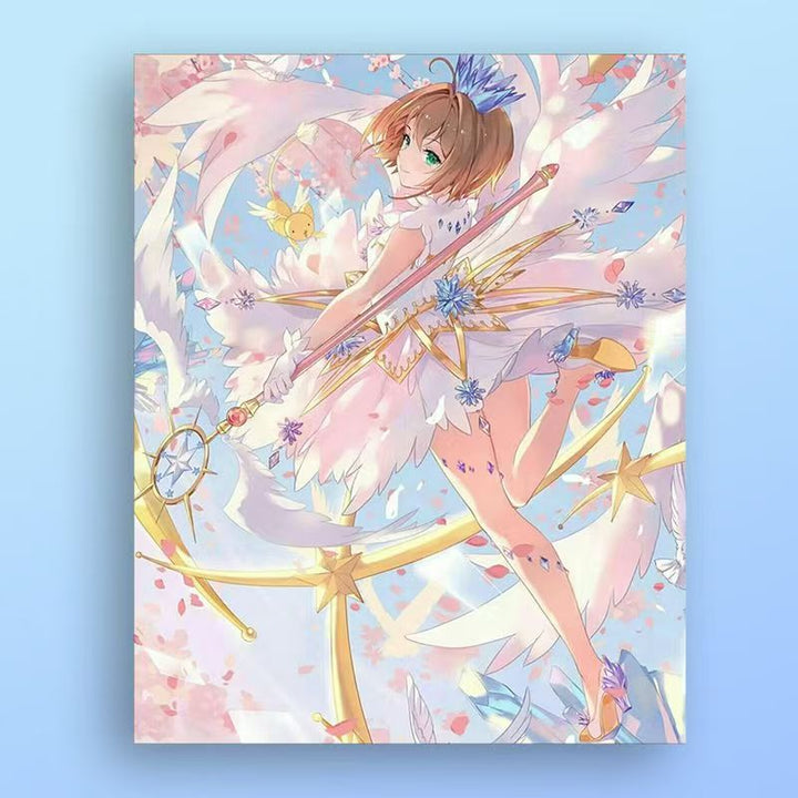 Anime-inspirierte Illustrationskunstdruck Karnz