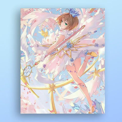 Anime-inspirierte Illustrationskunstdruck Karnz