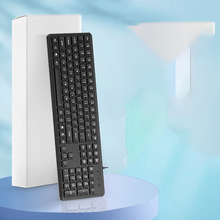 Kabelgebundene Minimalistische Multimedia-Tastatur Karnz
