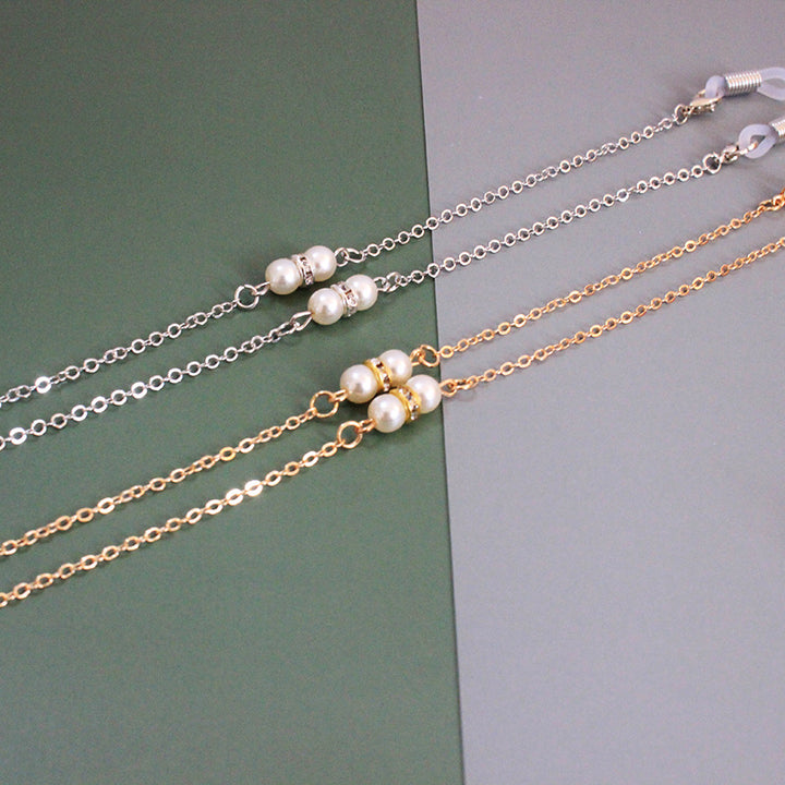 Elegante Perlenkette mit Verstellbarem Design Karnz