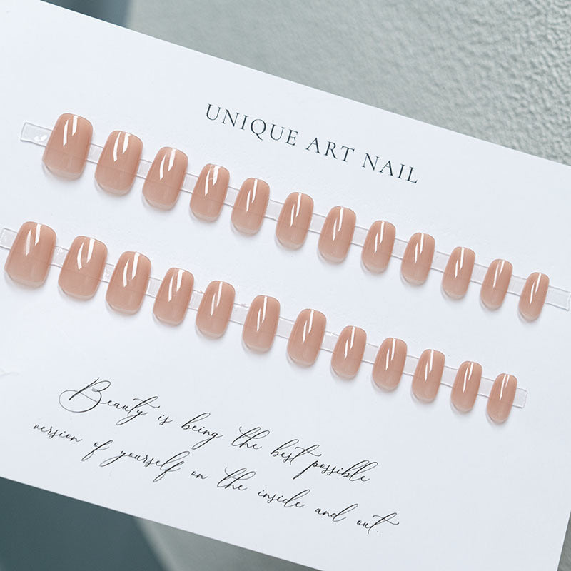 Hochglanz-Naturfinish-Nagelverstärkungen