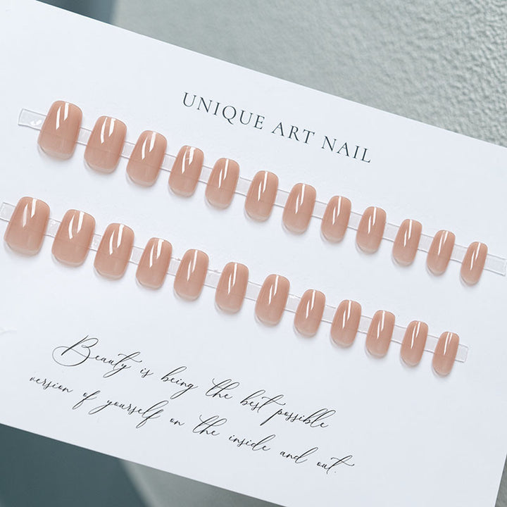 Hochglanz-Naturfinish-Nagelverstärkungen