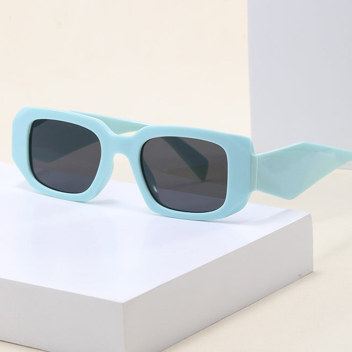 Damen modische oversized Sonnenbrille im angesagten Rechteck-Design Karnz