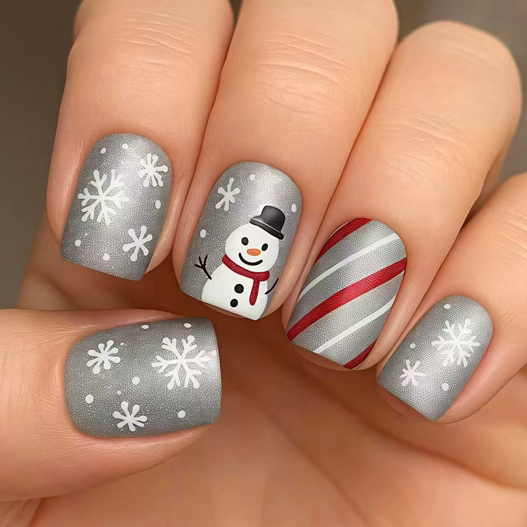 Festliche saisonale Nagelkunst Karnz