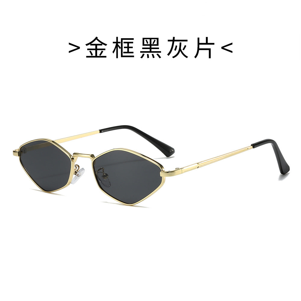 Damen Modische Sonnenbrille im futuristischen Design Karnz