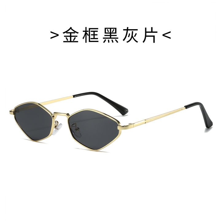 Damen Modische Sonnenbrille im futuristischen Design Karnz