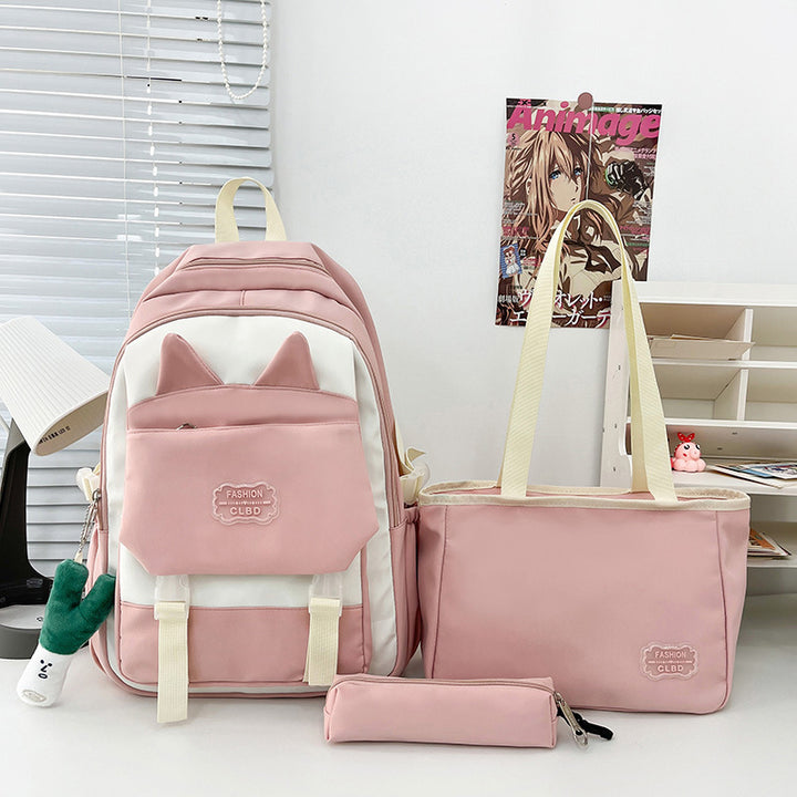 Verspielt Katzenohren Rucksack Set