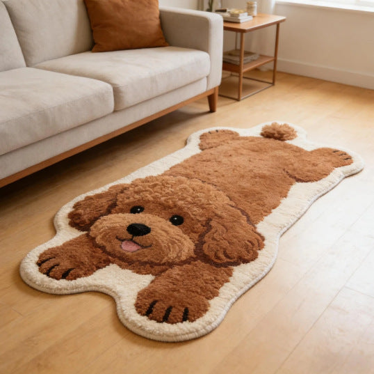 Verspielt Hundeform Teppich