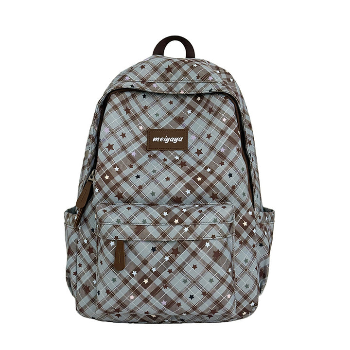 Stylischer leichter Rucksack mit niedlichem Teddybär-Schlüsselanhänger Karnz