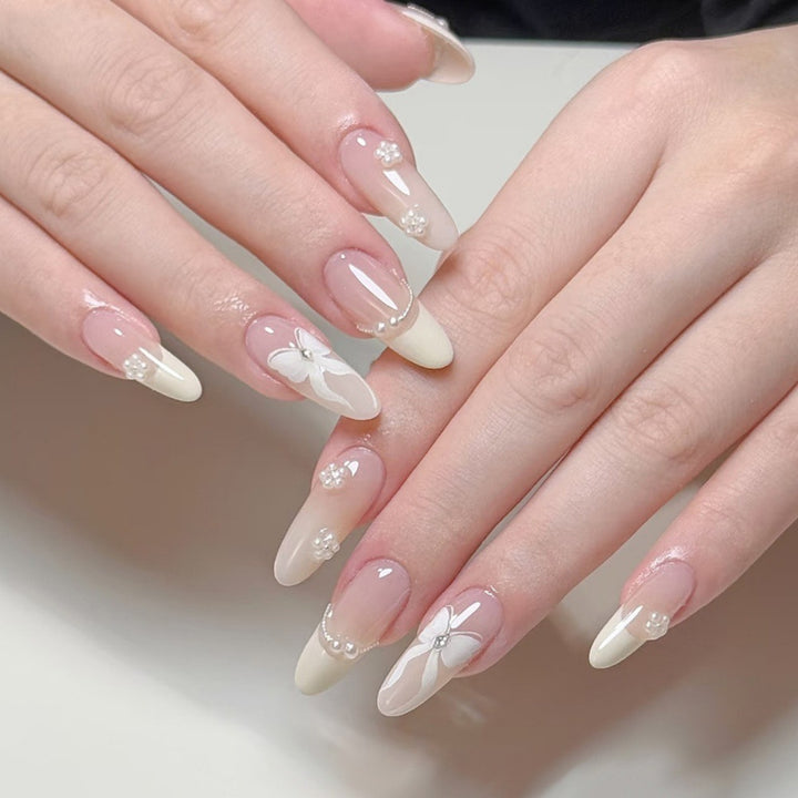 Niedliches Bären-Thema Press-On Nagelset Karnz