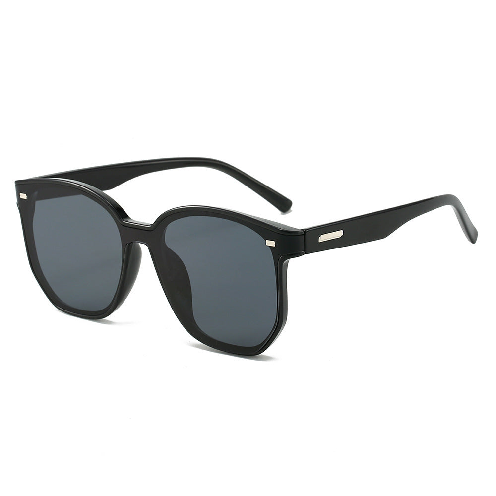 Geometrischer Rahmen Oversized Sonnenbrille Karnz