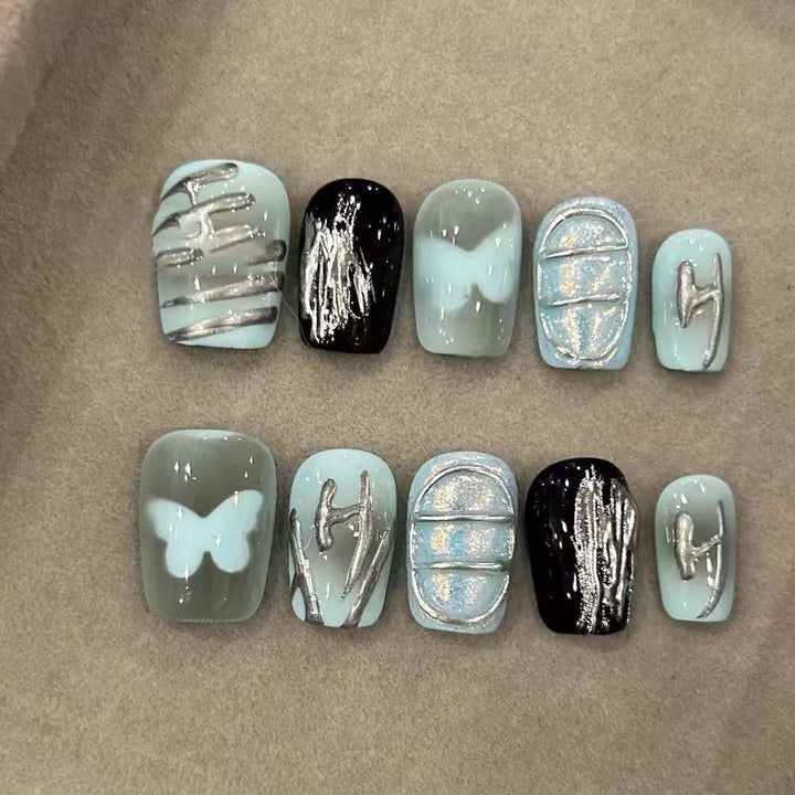 Künstlerische anpassbare Press-On-Nagelkollektion