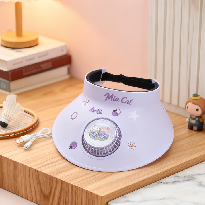Unisex Kühlendes Handventilator-Hut Karnz