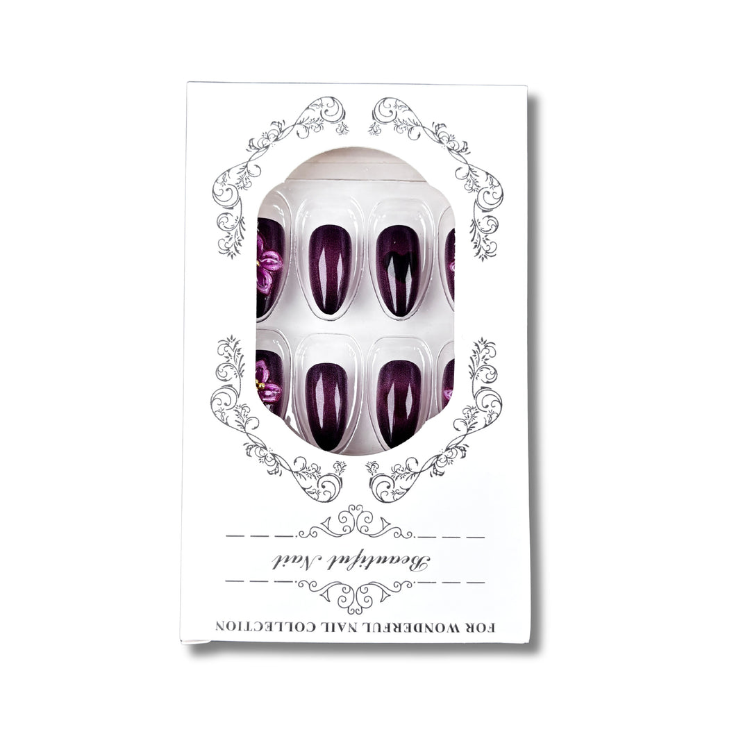 Blumen Press-On Nagelset