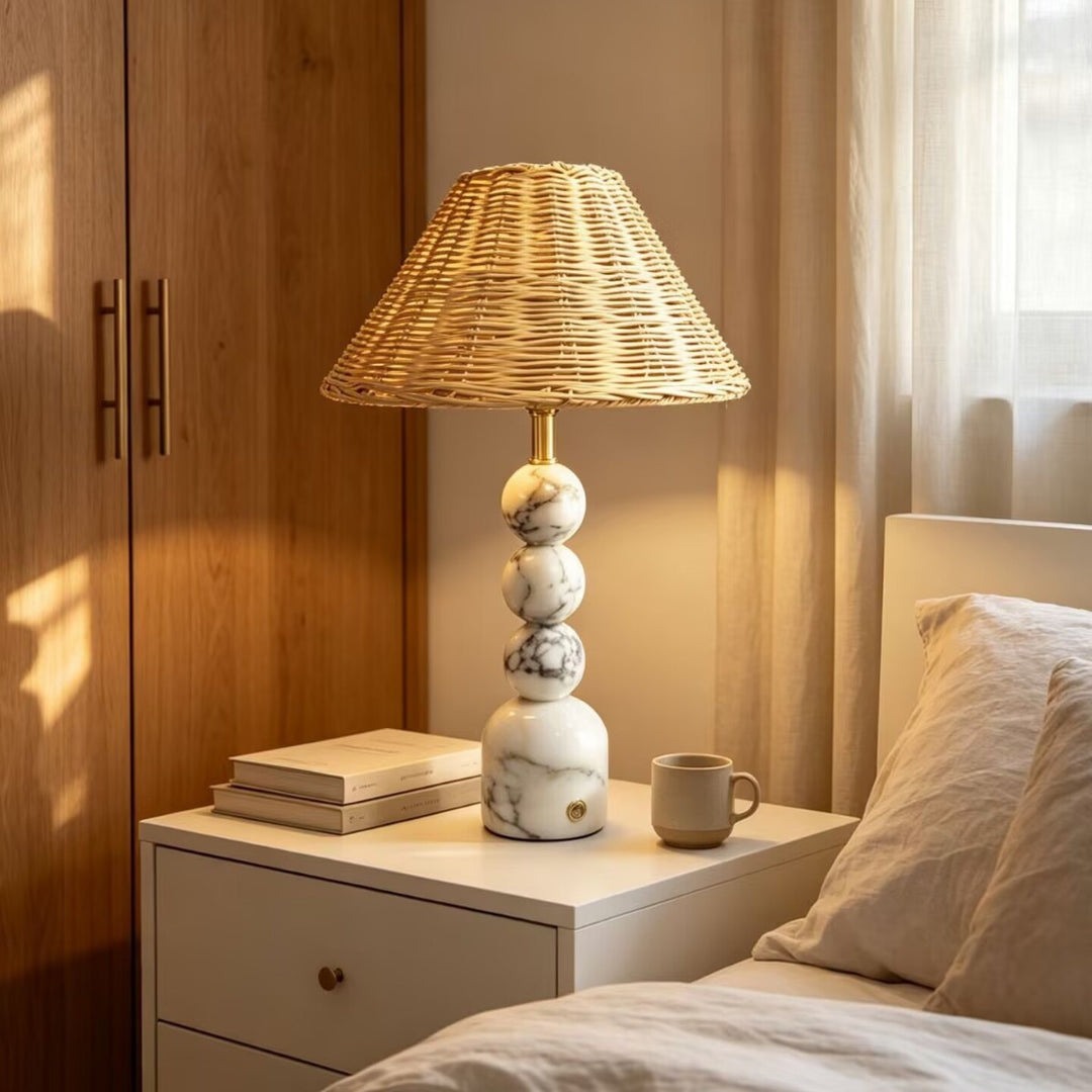 Dekorative Tischlampe